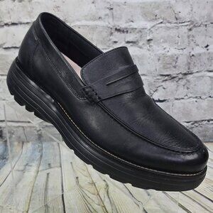 Gravity Defyer GDefy Heartwood Penny Loafers Men’s 8 Black Comfort Walking Shoes